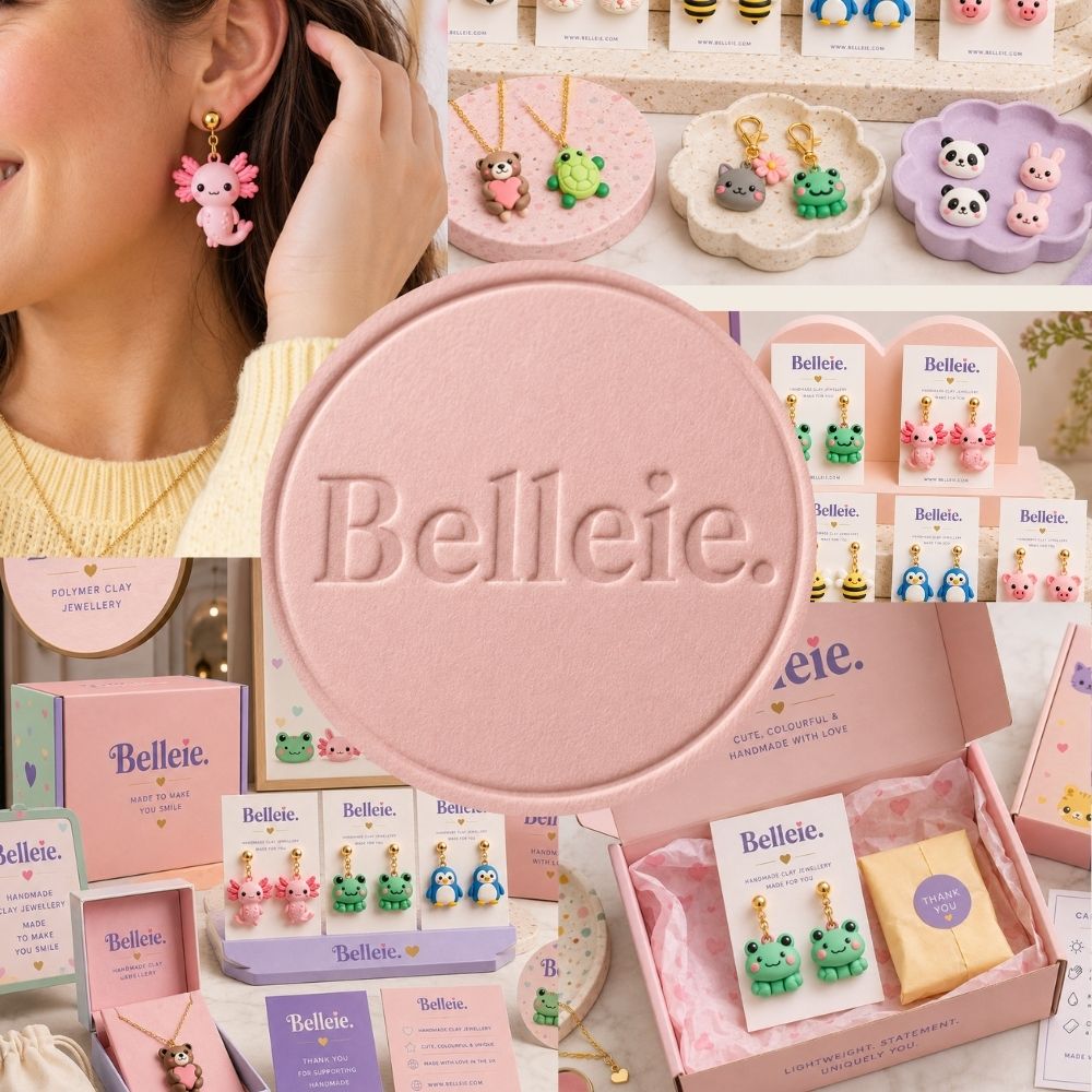 Handmade Brand Identity Kit, Etsy Glow Up, AI Logo & Packaging Prompts (Digital Download)