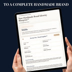 Handmade Brand Identity Kit, Etsy Glow Up, AI Logo & Packaging Prompts (Digital Download)