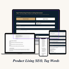 Product Listing Prompt Generator, AI Etsy Listing Creator for Small Business & Product Sellers (Digital Download)