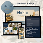 Handmade Brand Identity Kit, Etsy Glow Up, AI Logo & Packaging Prompts (Digital Download)