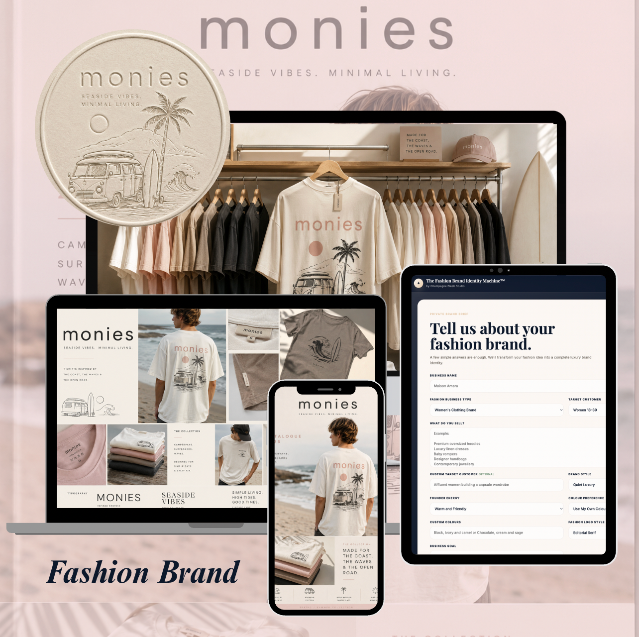 Fashion Brand Identity Machine™, AI Fashion Branding Toolkit, Fashion Brand Kit, Clothing Brand Branding (Digital Download)