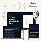 Tattoo Prompt Machine™, AI Tattoo Design Prompt Generator, Tattoo Artist & Tattoo Business, Midjourney, ChatGPT & AI Art Prompts, Digital Download